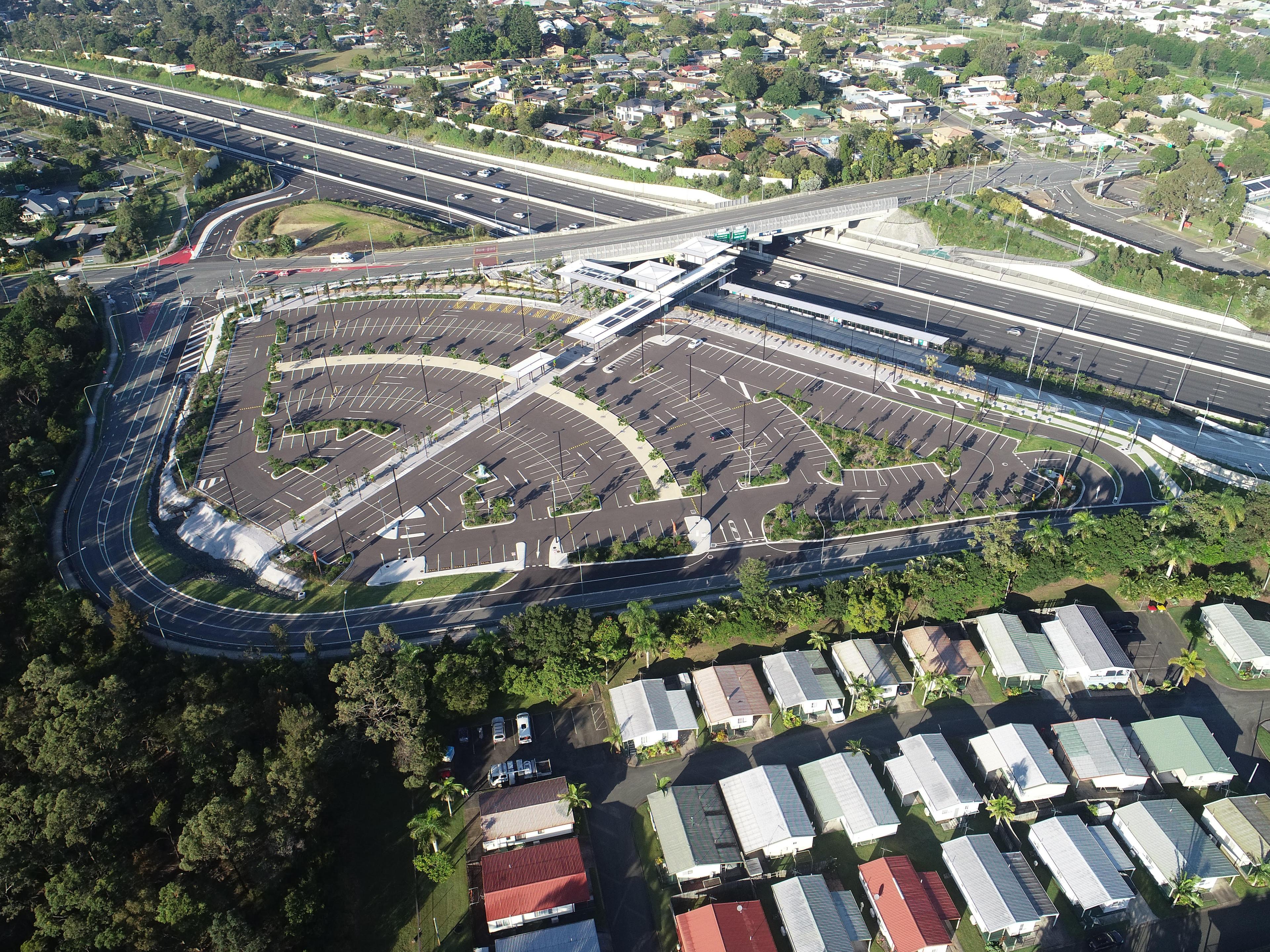 New busway station next to the resort